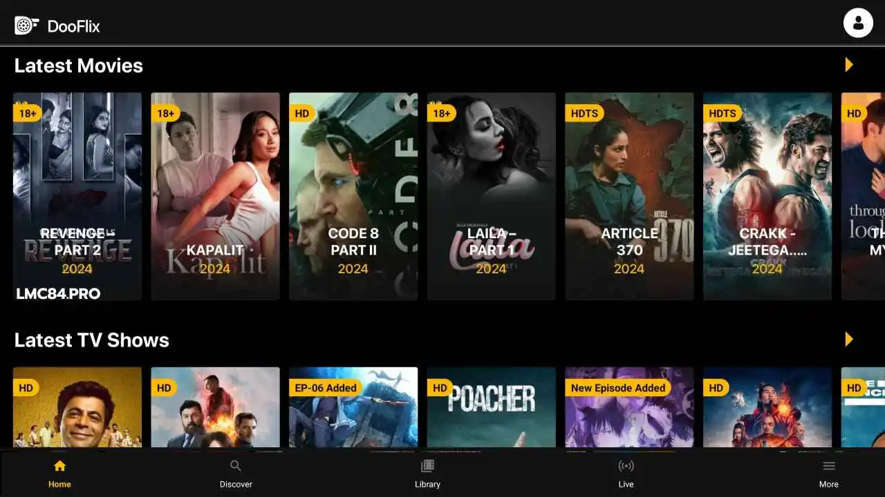 Dooflix for Android TV